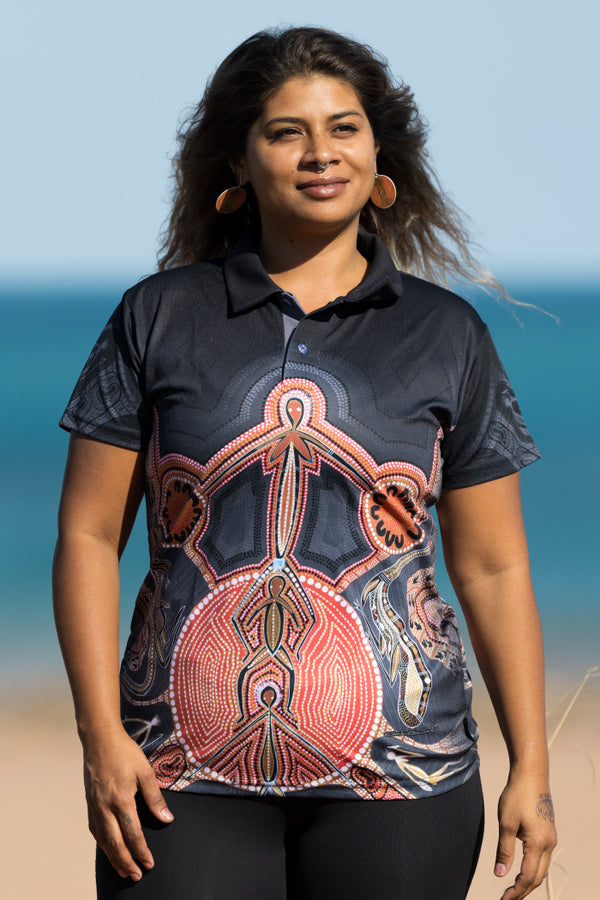 Leaving Footprints Essence Women's Fitted Polo Shirt