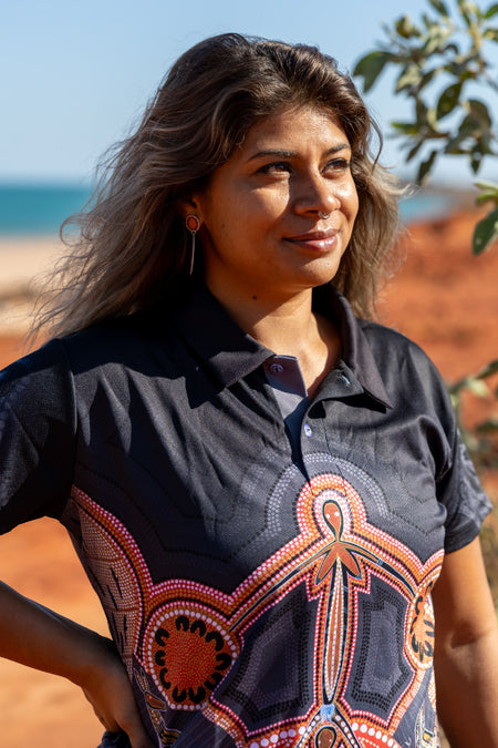 Leaving Footprints Essence Women's Fitted Polo Shirt