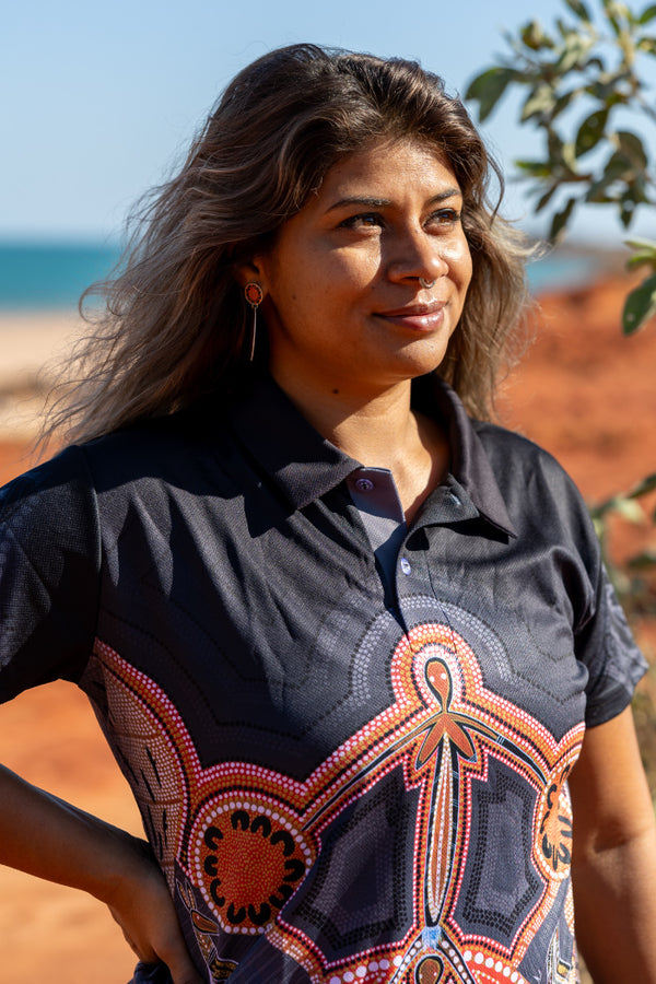 Leaving Footprints Essence Women's Fitted Polo Shirt