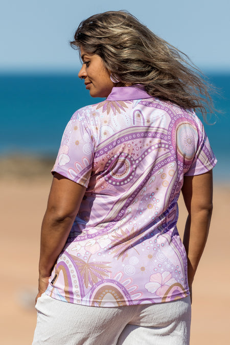 A Bright Future Women's Fitted Polo Shirt