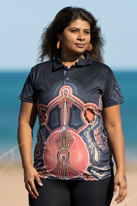 Leaving Footprints Essence Women's Fitted Polo Shirt