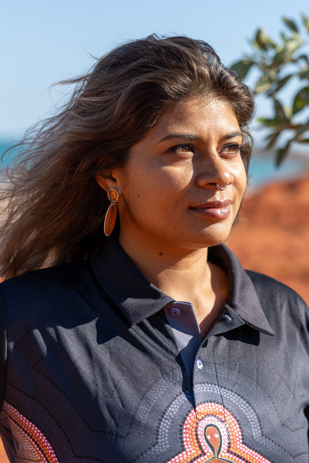 Leaving Footprints Essence Women's Fitted Polo Shirt