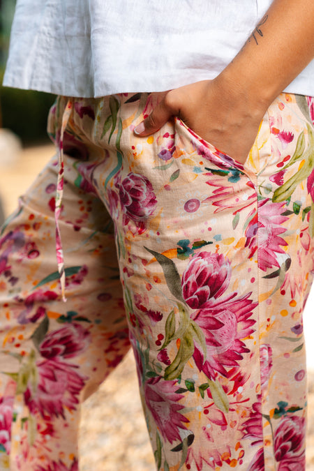 Spring Essence 100% Linen Pants