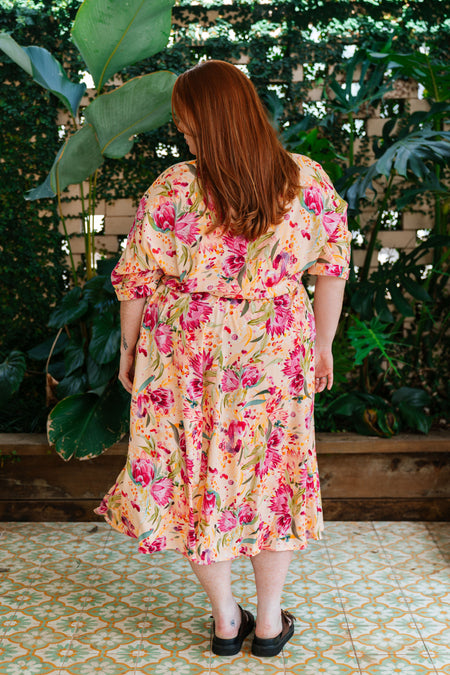 Spring Essence 100% Rayon Shirt Dress