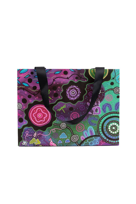 Colours Of The Land Matte Ribbon Handled Gift Bag