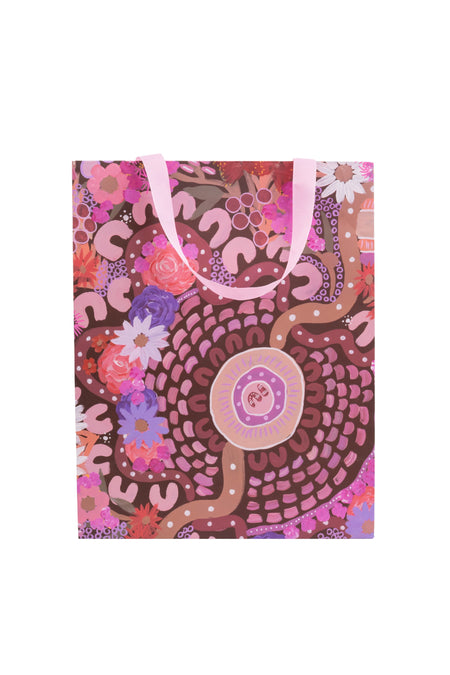 Strength Of Women Matte Ribbon Handled Gift Bag