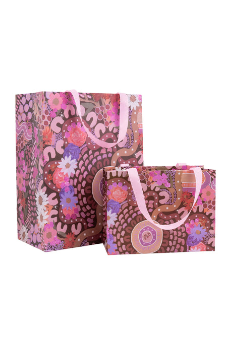 Strength Of Women Matte Ribbon Handled Gift Bag