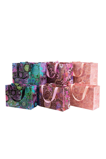 Colours Of The Land Matte Ribbon Handled Gift Bag