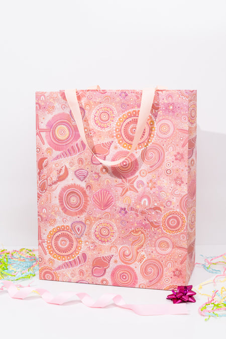 Salt & Soul Matte Ribbon Handled Gift Bag