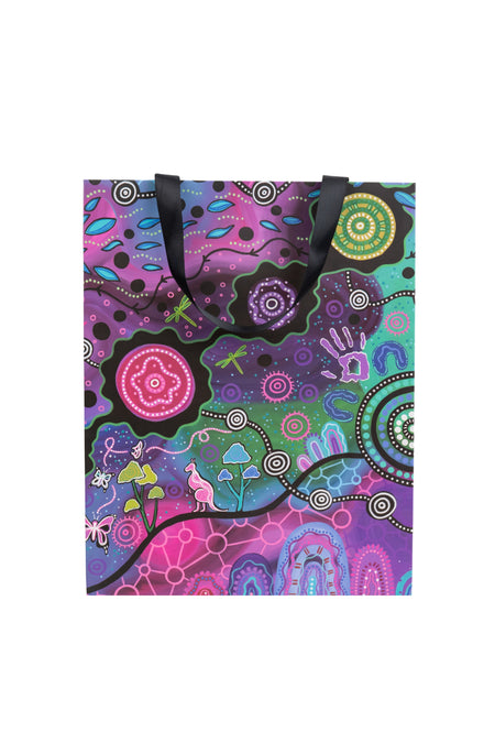 Colours Of The Land Matte Ribbon Handled Gift Bag