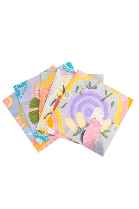 Siarn Staley 14cm Square Greeting Cards (5 Pack)