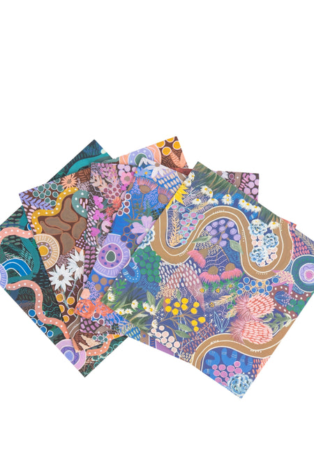 Caitlyn Davies-Plummer 14cm Square Greeting Cards (5 Pack)