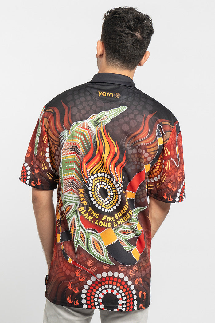 Generational Flames NAIDOC 2024 Unisex Polo Shirt