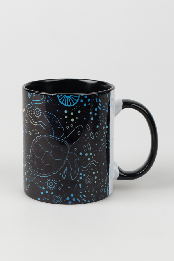 Goorlil (Turtle) Night Ceramic Coffee Mug - Bundle Item