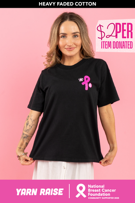 Sistas Save Sistas Black Heavy Faded Cotton Crew Neck Women's T-Shirt