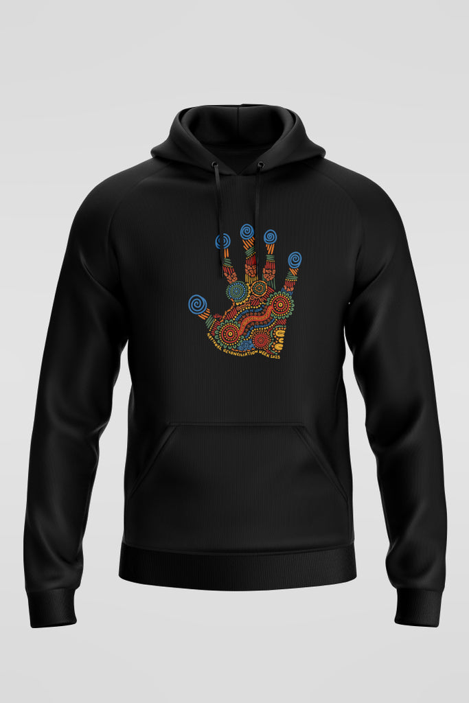 Imprint Of Change 'Reconciliation Week' Black Cotton Blend Unisex Hoodie