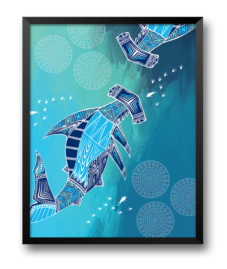 Hammerhead School UPF 50 Unisex Long Sleeve Polo Shirt