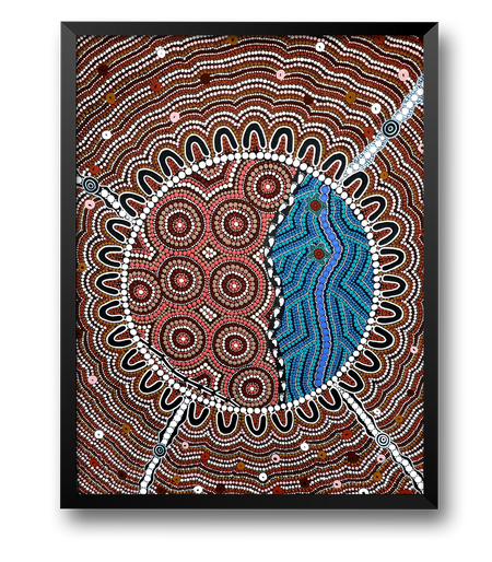 Healing Spirit Navy Cotton Crew Neck Women's T-Shirt