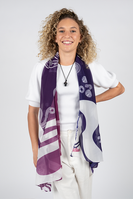 Healing Spirits Rectangle Chiffon Scarf
