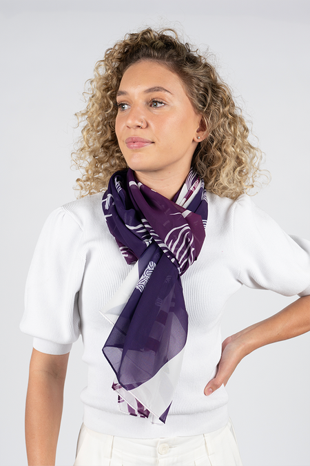 Healing Spirits Rectangle Chiffon Scarf