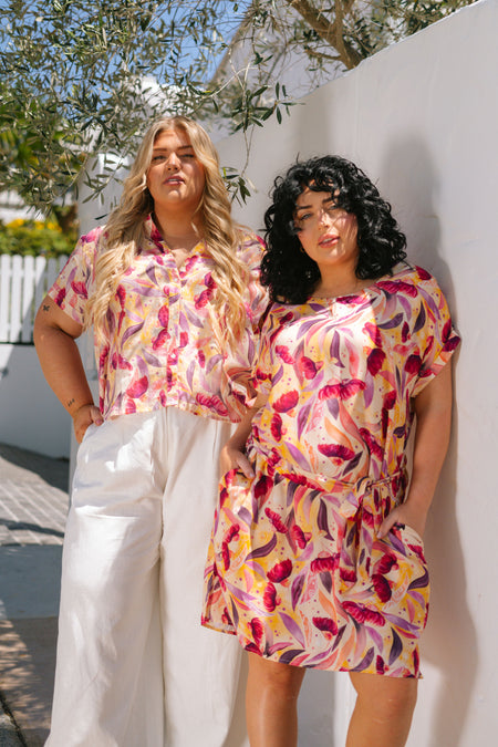 Illuminance 100% Rayon Shift Dress