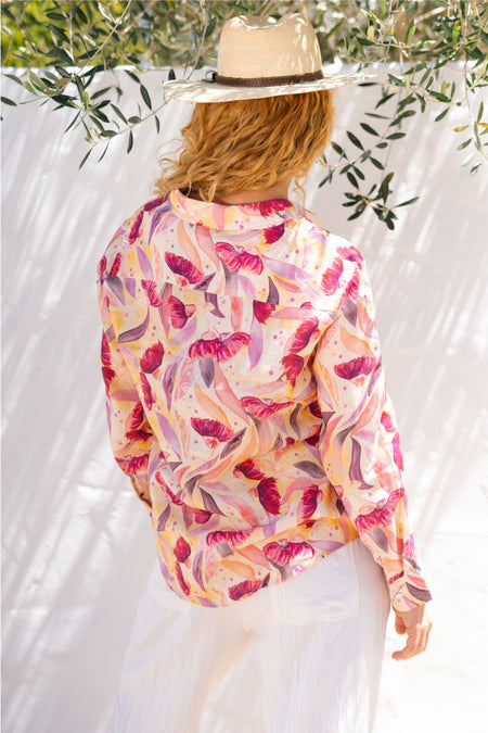 Illuminance 100% Linen Long Sleeve Relaxed Women’s Shirt