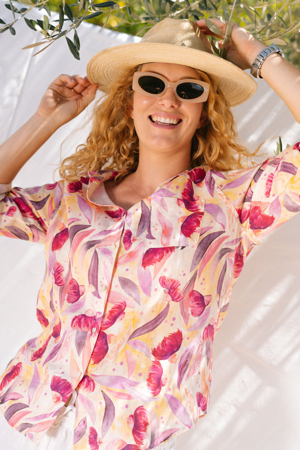 Illuminance 100% Linen Long Sleeve Relaxed Women’s Shirt