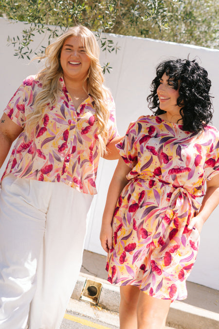 Illuminance 100% Rayon Shift Dress