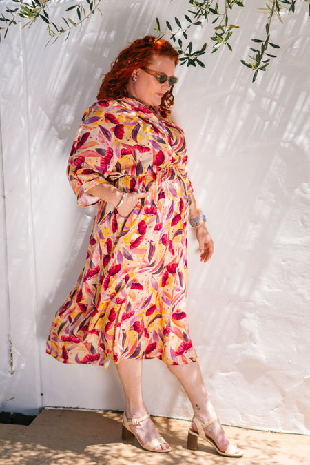 Illuminance 100% Rayon Shirt Dress