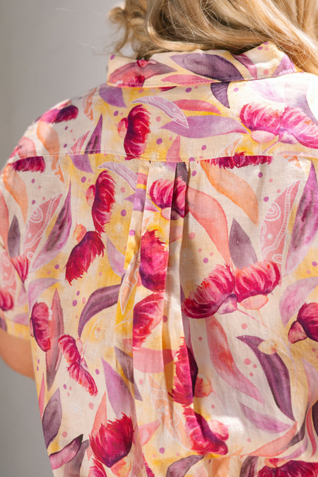 Illuminance 100% Linen Long Sleeve Relaxed Women’s Shirt