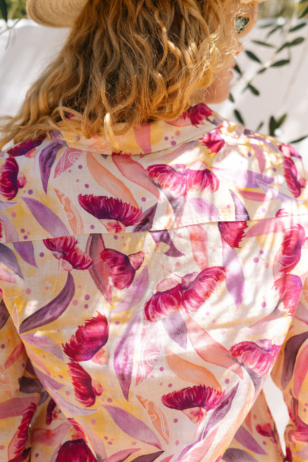 Illuminance 100% Linen Long Sleeve Relaxed Women’s Shirt