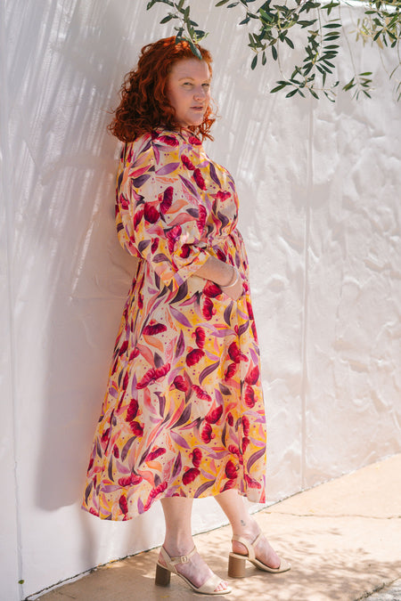 Illuminance 100% Rayon Shirt Dress