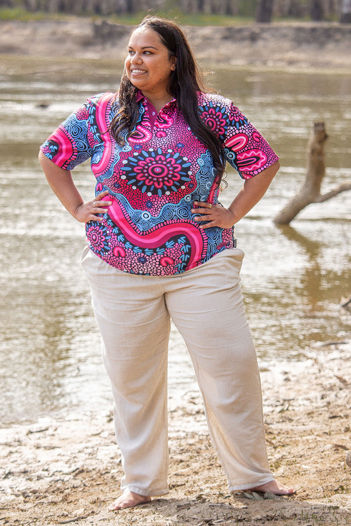 Connections UPF50+ Women's Fitted Polo Shirt
