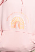 Igniting Our Journey (No.2) NAIDOC 2024 Pink Cotton Blend Women's Hoodie