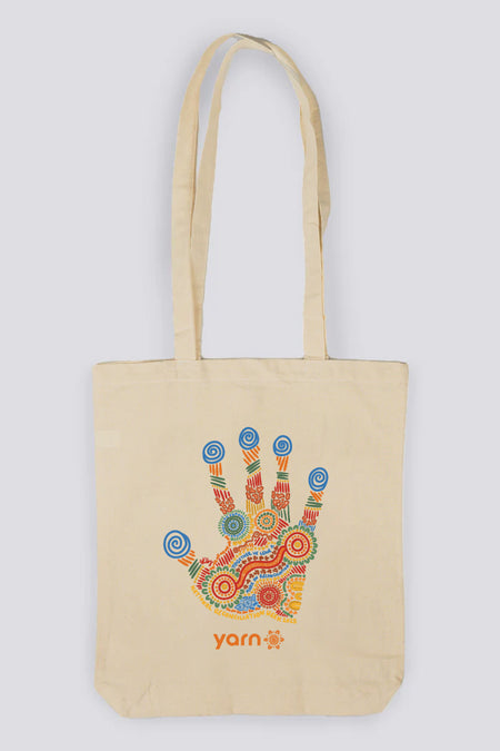 Imprint Of Change 'Reconciliation Week' Khaki Long Handle Cotton Tote Bag
