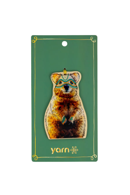 Quokka 'Australian Wildlife Conservancy' Acrylic Christmas Ornament