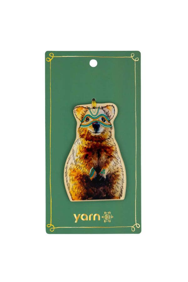Quokka 'Australian Wildlife Conservancy' Acrylic Christmas Ornament