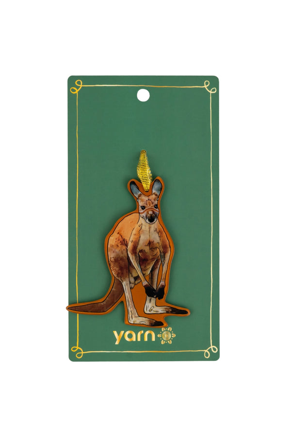 Kangaroo (Barra) 'Australian Wildlife Conservancy' Acrylic Christmas Ornament