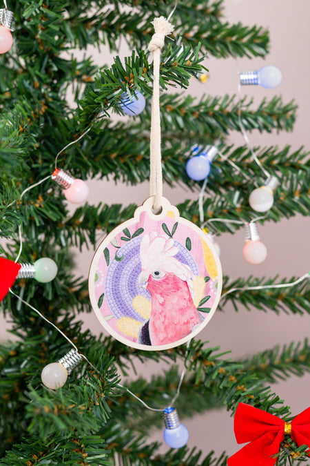 Siarn Staley 'Animals' Wooden Christmas Ornaments (4 Pack)