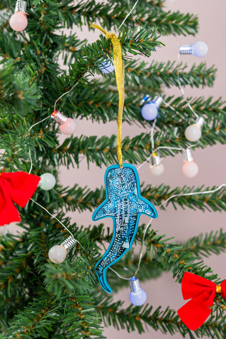 Whale Shark 'Australian Wildlife Conservancy' Acrylic Christmas Ornament