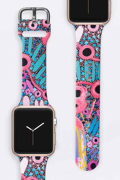 Yuka Bright Silicon Apple Watch Strap