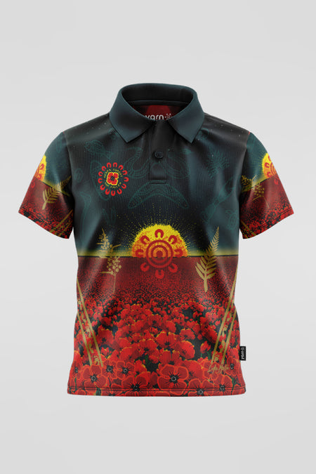 Honouring Our Fallen Warriors Kids Polo Shirt