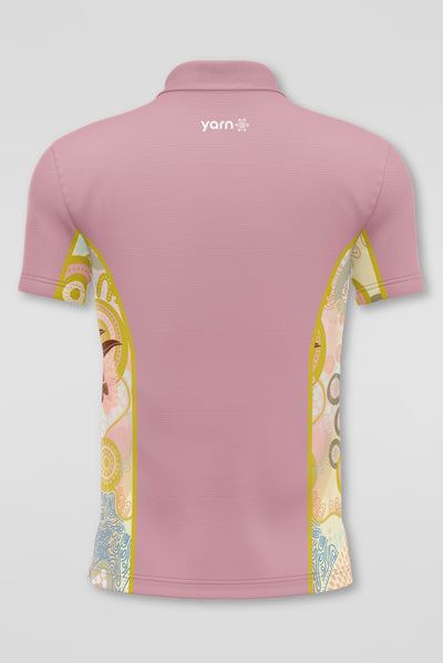 (Custom) Kindling NAIDOC 2024 Rose Bamboo (Simpson) Polo Shirt