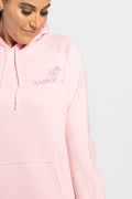 Keep The Fire Burning! NAIDOC 2024 Pink Cotton Blend Women's Hoodie
