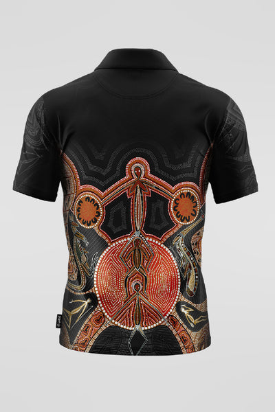 Leaving Footprints NAIDOC 2025 Essence Unisex Polo Shirt