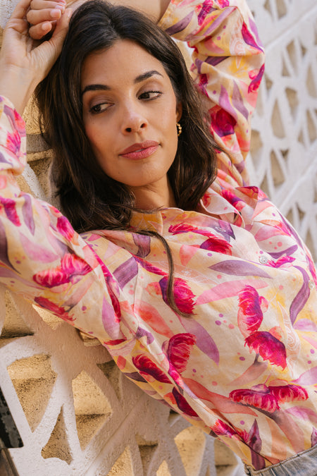 Illuminance 100% Linen Long Sleeve Relaxed Women’s Shirt