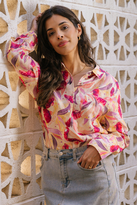 Illuminance 100% Linen Long Sleeve Relaxed Women’s Shirt