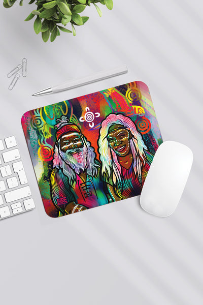 Connecting The Past To A Brighter Future Mouse Pad