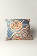 Yilawura (Night) 45cm x 45cm Linen Cushion Cover