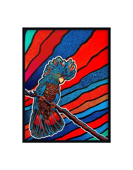 Cockatoo Firebird Beach Towel